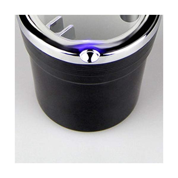 Euemch 車の灰皿ledライト灰皿無煙灰皿車ledライト灰皿自動車部品 Ocaa