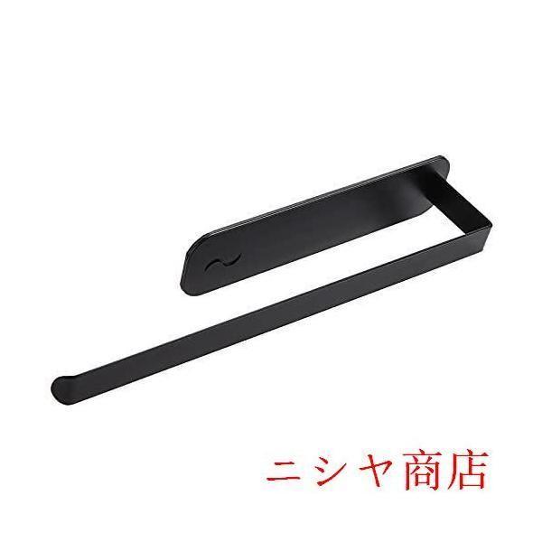 ペーパータオルホルダー 磁器 マグネット 多機能 タオルバー 炭素鋼 ロールホルダー ホワイト ブラック 浴室 キッチン 壁面 収納 片手で切れる 設置