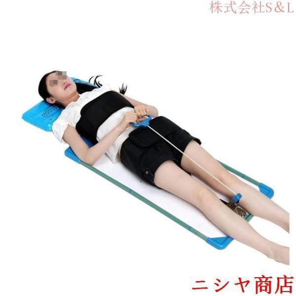 腰椎牽引ベッド バックエクステンション ストレッチャー 理学療法 ボディストレッチ マッサージ 矯正装置 脊椎症 緩和 腰痛 背中 ストレッチ 器具