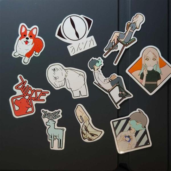 ヨルシカ シール コラージュ素材 10枚セット パソコンステッカー 防水