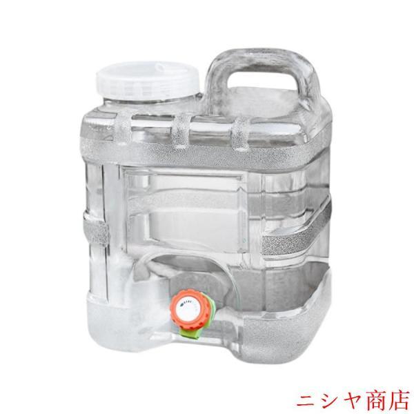 ウォータータンク 水タンク ポリタンク 10L PC安全素材 貯水タンク コック付き 防災グッズ アウトドア水タンク 旅行 登山 避難 スポーツ アウトドア用水タンク