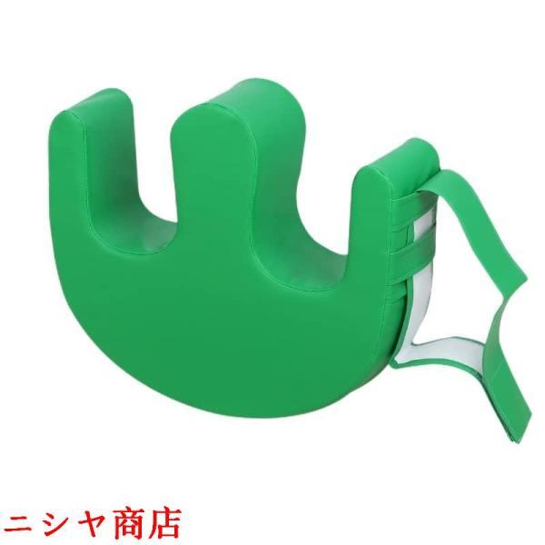 寝返り補助クッション 介護用クッション U字型 固定ストラップ付き PUレザー 防水 寝返り介助クッション 寝返り防止クッション 介護用品 体位変換 補助装置 回転