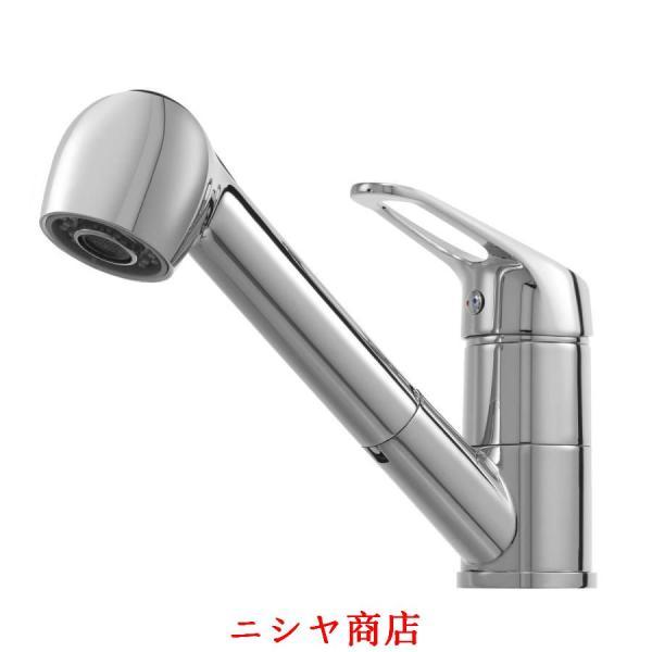 キッチン 蛇口 シルバー キッチン用水栓 ハンドシャワー付き 2wayの吐水式 洗面水栓 120度回転 引出しホース式水栓 伸縮 ワンホール シングルレバー混合水栓 泡