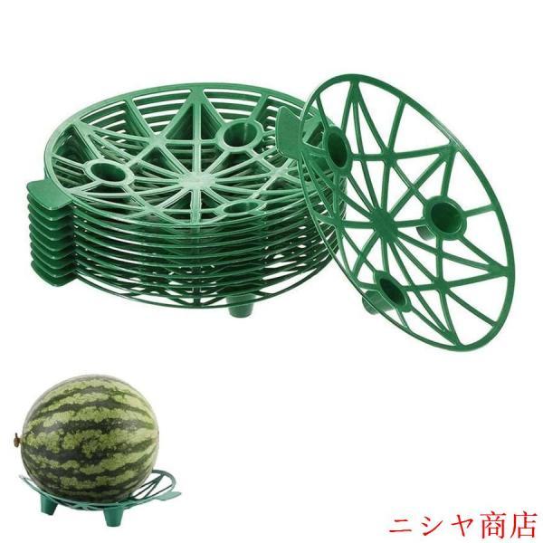スイカマット スイカマット 10/20/30個入り 園芸フレーム スイカサポート スイカマット イチゴサポート 耐久性 環境保護 再利用可能 栽培台座 果物栽培トレイ メ