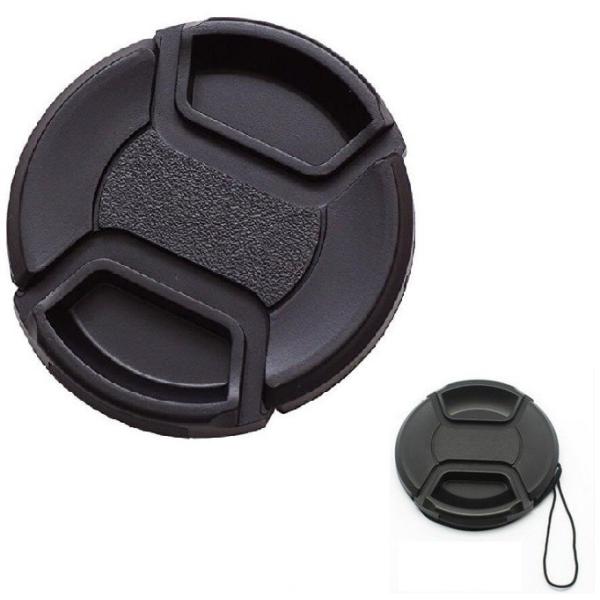 ■商品説明カメラのレンズカバーを失くしたことはございませんか？薄く軽い物なので、地面に落ちても音がなく気づかない・・・。撮り終わってからいつの間にか失くなった事に気づく、「カメラあるある」だと思います。このカバーならストラップ紐が付いている...