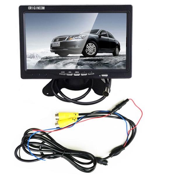 車載オンダッシュモニター 7インチ液晶 12V/24V対応 AV1/AV2入力系統