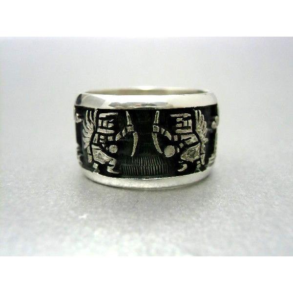 ホピ 指輪 Bennett Kagenvema チェイシングスター・カチナ : ホピ屋