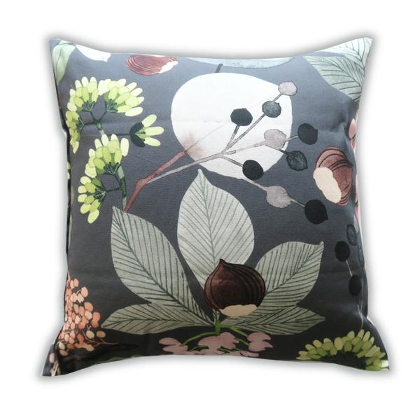 クッションカバー Pentic ペンティック Puisto Kangas 秋の公園 マリメッコ同様人気ブランド 45cm 45cm 栗 どんぐり グレー地 グリーン P 14 北欧雑貨 フプフプカンパニー 通販 Yahoo ショッピング