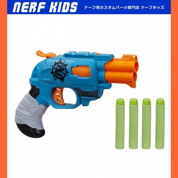 ナーフ ゾンビストライク ダブルストライク 限定ブルーカラー オレンジトリガー 海外フルパワーモデル B2996blue ナーフキッズ 通販 Yahoo ショッピング
