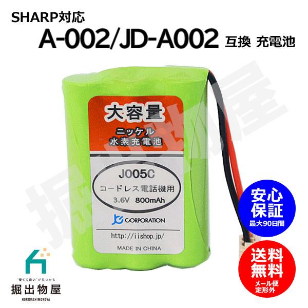 SHARP シャープ対応 SHARP対応 A-002 UBATM0025AFZZ HHR-T402 BK SHARP シャープ対応 SHARP対応 A-002 UBATM0025AFZZ HHR-T402 BK