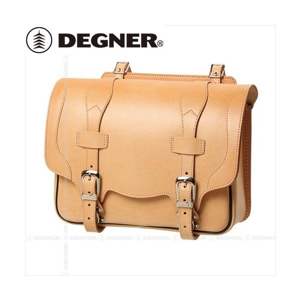 DEGNER（デグナー） 送料無料 SB-50 レザーサドルバッグ タン 9L 