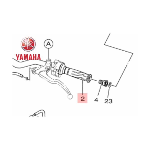 YAMAHA ヤマハ 純正品 MT-09 TRACER トレーサー グリップ レフト 左側