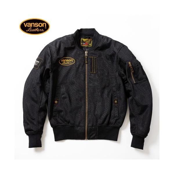 VANSON 在庫有 VANSON/バンソン VS19104S メッシュジャケット