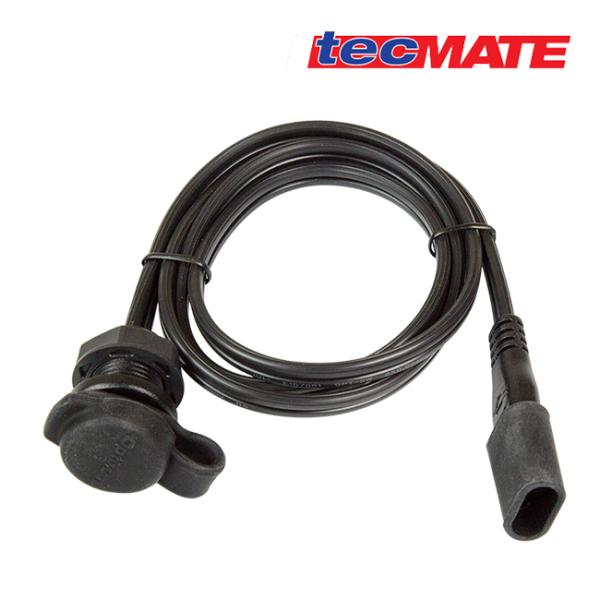 テックメイト OptiMate O-40 SAEソケット パネルマウント BMW ドゥカティ 12V DIN ヘラソケット オプティメイト