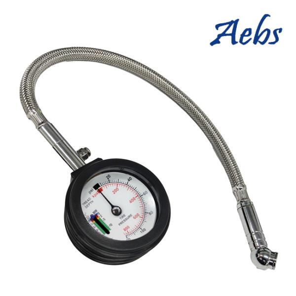 在庫有 エービス/Aebs バイク用 タイヤエアーゲージ 86924 ヘッド 0