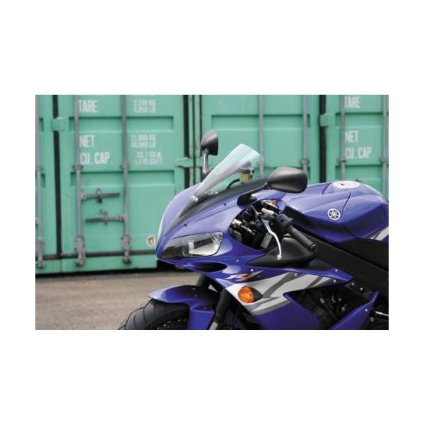 納期約1ヶ月 MRA レーシングスクリーン MR235S YZF-R1 04-06 スモーク