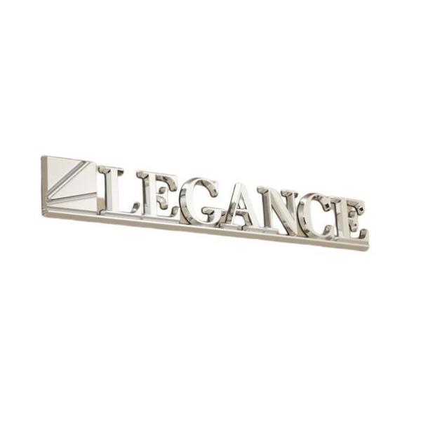 ジェイクラブ 汎用 LEGANCEエンブレム クローム j-club LEGANCE