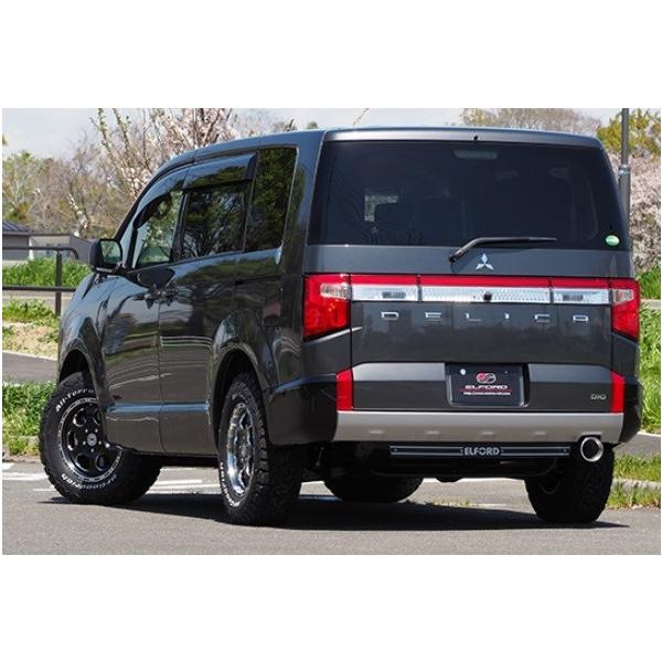 エルフォード デリカD5 後期 レボルシオン マフラー SUS304 ステンレス