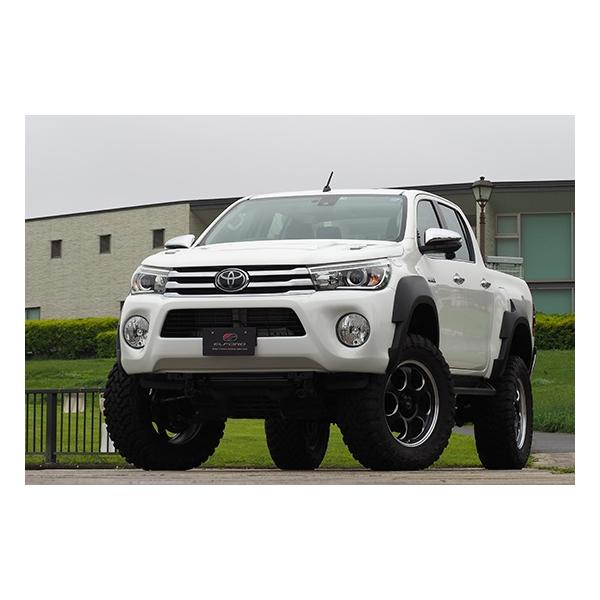 エルフォード ハイラックス 125系 オーバーフェンダー 45mmワイド FRP