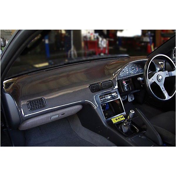☆S14 シルビア ☆エアーバッグ無し FRP黒 ダッシュボードカバー