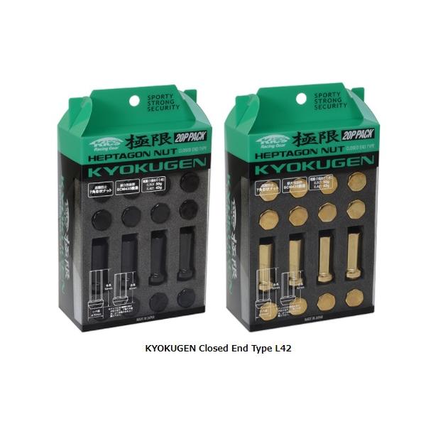 ���i�Y�� �L�b�N�X �Ɍ� ���y�ʃ����O �w�v�^�S���i�b�g 20�� �S��42mm M12xP1.25 �u���b�N HPF3B4 KYO-EI Kics