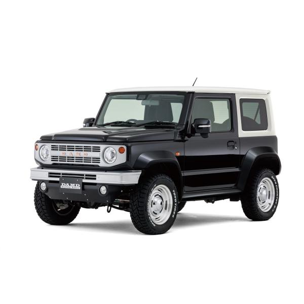 ダムド ジムニー シエラ JB74 エクステリア5点キット ABS製 (グリルのみスチール製) 未塗装 DAMD little B.