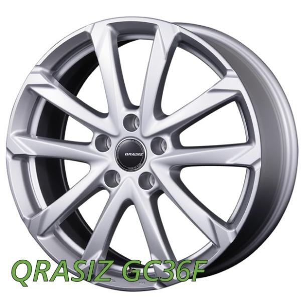 15インチ 5H114 6J+53 5穴 1本 クレイシズ GC36F ホイール QRASIZ