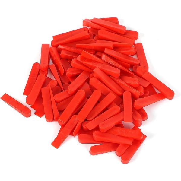 「一気に作業」1000個あるので広範囲のタイル調整をカバー、抜かずに次のタイルに移動して作業できるためタイル作業の効率が上がります。「抜き忘れしにくい」目立つ赤色の樹脂で抜き残しも少ないカラーリング。高強度で耐摩耗性にも優れたポリエチレン樹...