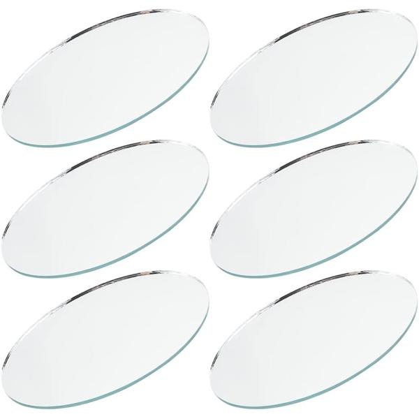 バリエーションコード : 2B43VYCXW1「パッケージ内容」長さ約125mm、幅約75mm、厚さ3mm、6つの楕円形のミラープレート、クラシックなデザイン。「デザイン」楕円形のデザイン、滑らかな周りを作り出し、手を守ってます。ちょうど3...