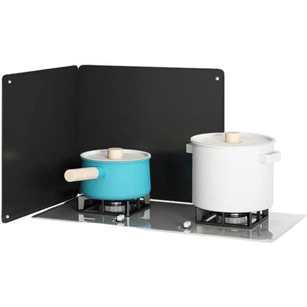 バリエーションコード : 2B2J86T330・揚げ物や炒め物など、調理時の油はね・飛び散りをガードするレンジガードです。・立てるだけで簡単に設置、不使用時は折りたたんで収納可能です。・汚れが目立ちにくいブラックカラーですが、汚れたら洗って...