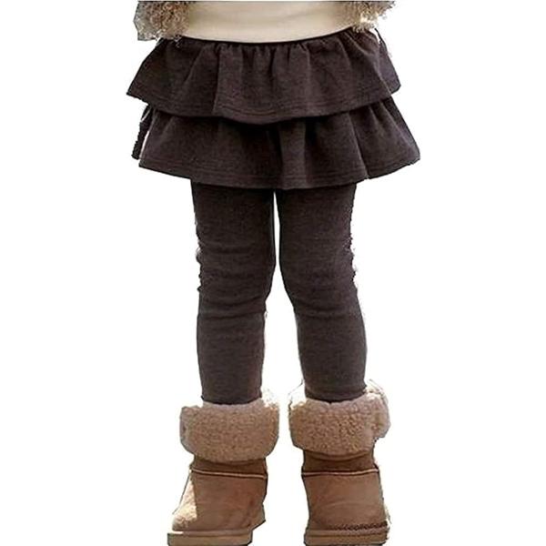 アスペルシオ スカート付き レギンス 子供服 ガールズ キッズ 女の子 スパッツ スカッツ ブラウン(ココアブラウン,  130)