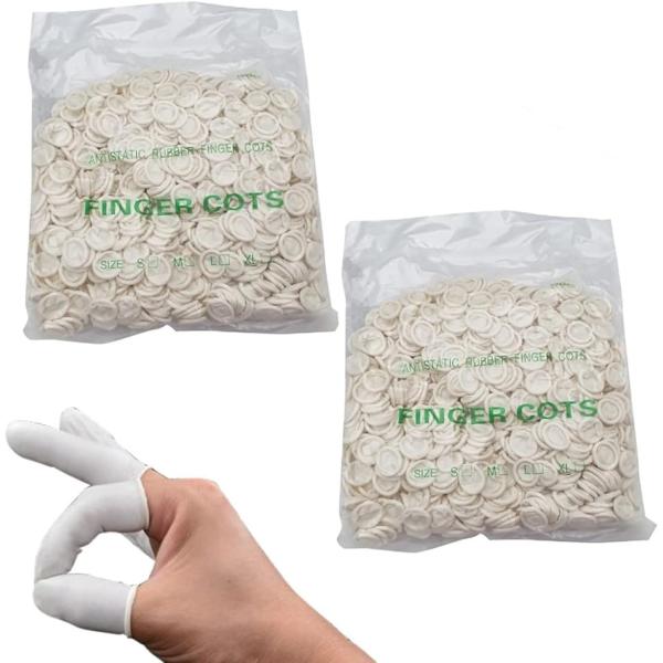 バリエーションコード : 2BFOB61HXI・ドンドン使えて嬉しい大容量のセット。ラテックス指サック約1000個（500g）＆拭き上げ・汗ふきなどに使い勝手抜群のマイクロファイバークロス2枚のセットです。・指サックはパウダーフリーなので、...