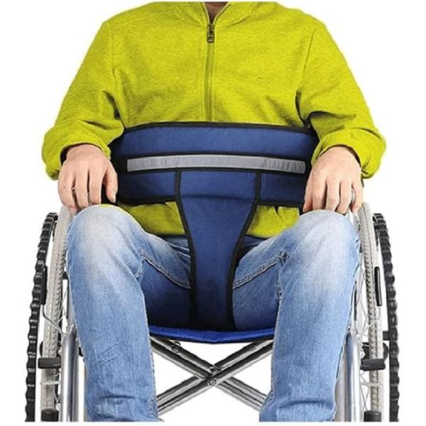 ・車椅子乗車時の前のめりやずり落ち、転倒を防止する安全ベルトです。・T字型で、腹部と股間の2か所のベルトを背もたれ部分に固定することで、非介助者を支えます。・メッシュ素材で蒸れにくく、パッド部分にはスポンジを内包しておりますので、圧迫感が少...