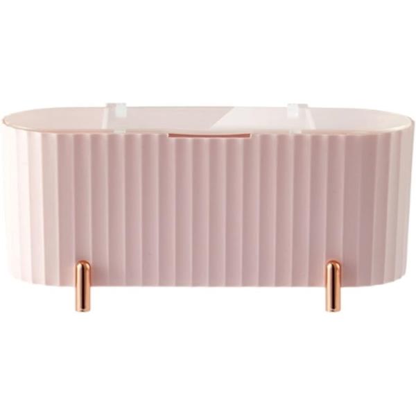 バリエーションコード : 2B2DQWXR4T・綿棒・コットン・パフ・スポンジなどの化粧小物をスッキリ収納出来る仕切り付きのケースです。毎日のお手入れやメイクに欠かせない消耗品を見た目にもキレイなケースにキレイに整理整頓＊中の仕切り板は取り...