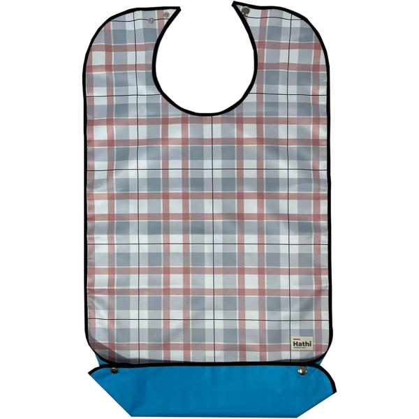 他サイト： 介護福祉士監修介護用エプロン 食事用エプロン 介護用品 防水エプロン ナノ撥水加工 高耐久性(グレー)の商品画像