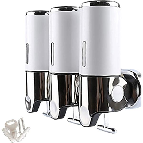 バリエーションコード : 2B2GISJF5L盗難防止機能つき液体せっけん詰替え用ソープディペンサー「サイズ」1瓶500mlx1：（幅）110X（奥）X（高）240mm「サイズ」1瓶500mlx2（幅）205X（奥）100X（高）240mm...