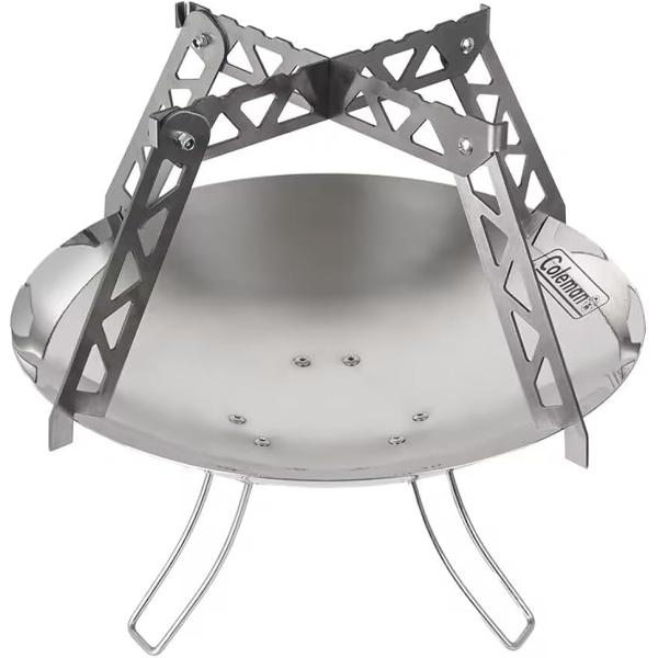 バリエーションコード : 2B2JLSCW9T「 専用五徳」焚火台は五徳がないため、調理器具は使えません。本製品を使用することで今までコールマン 焚火台の五徳の上で調理器具が使えるようになっています。「安定感アップ」コールマン 焚火台に取付...
