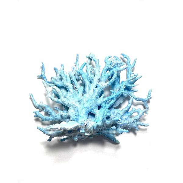 人工 珊瑚 サンゴ アクアリウム オブジェ 水槽 オーナメント 飾り 熱帯魚( ブルー)