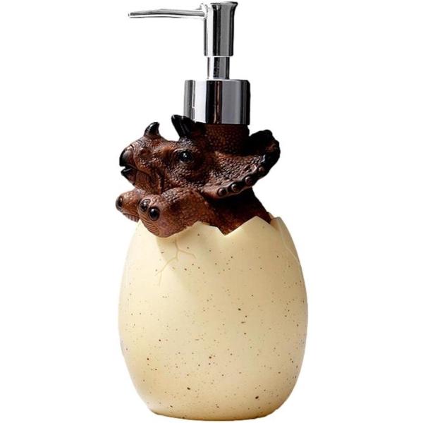 バリエーションコード : 2B2SKKOVPTカッコいい恐竜のソープディスペンサーです。恐竜好きのお子さんへプレゼントすれば喜ぶこと間違いなし。大容量で使いやすく詰め替えの手間が省けます。サイズ：19x9x9cm容量：約560ml本体重量：...