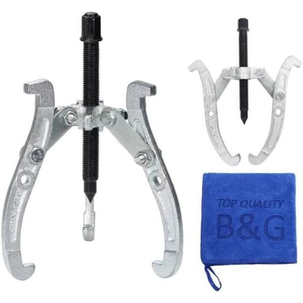 ・vギヤやベアリング、プーリーなどの取外し工具となります。車両だけでなく、ドラム式洗濯槽やダクトなど特殊な引き抜き工具として重宝します。引き抜く対象の形状により内掛け・外掛けにも簡単に対応可能です。・v「サイズ仕様」使用範囲：70-200m...