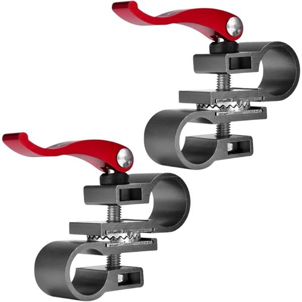 バリエーションコード : 2B2VR4IC02・「商品説明」アルミニウム合金製 角度調整ジョイントホルダーです。φ25mmの支柱とφ22mmの支柱の角度調整および固定が可能となります。ジョイント部分は360度回転するため、お好みの角度での調...