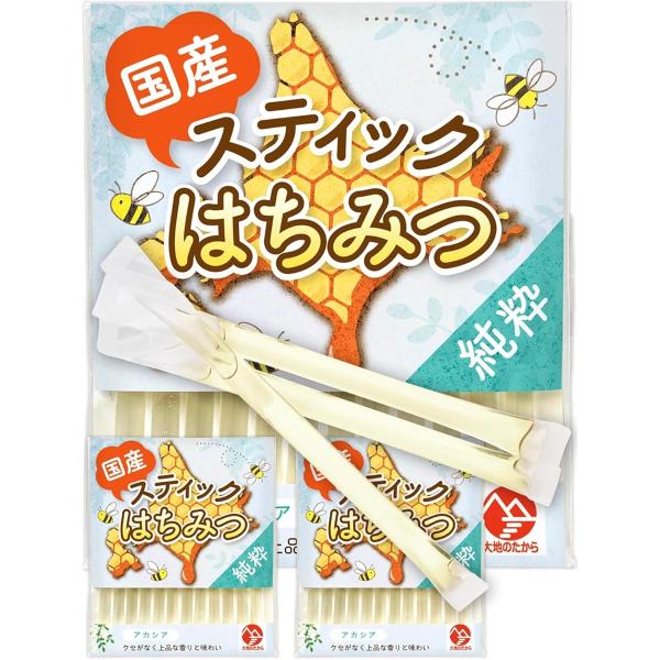 バリエーションコード : 2BJNOG68SD北海道の豊かな大自然が育んだ北海道産100%、スティックハチミツ。一種類の花から丁寧に採れた単花蜜だからその花本来の純粋な美味しさとそれぞれの花が持つ特有の香りがスティック一本にギュっと詰まって...