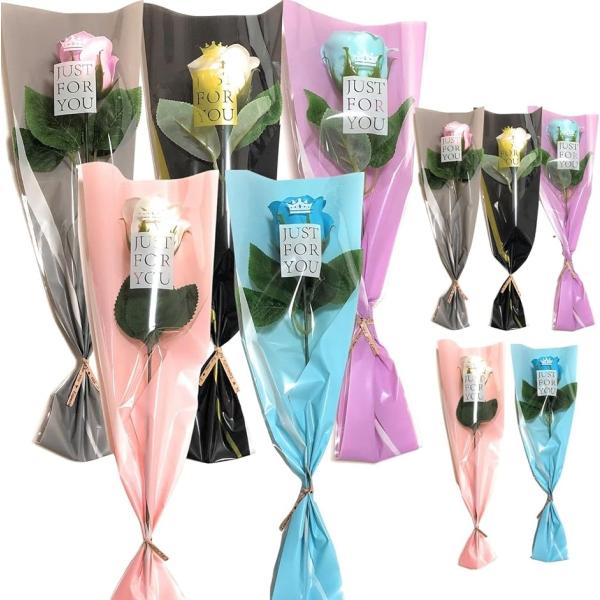 バリエーションコード : 2B41X2CJ2J・1輪のソープフラワーのバラを、1人分ずつおしゃれなパッケージで3worldのオリジナルラッピング済み。・「セット内容」青・白など 寒色系ミックスカラー バラ 合計10本セット・ソープフラワーは...