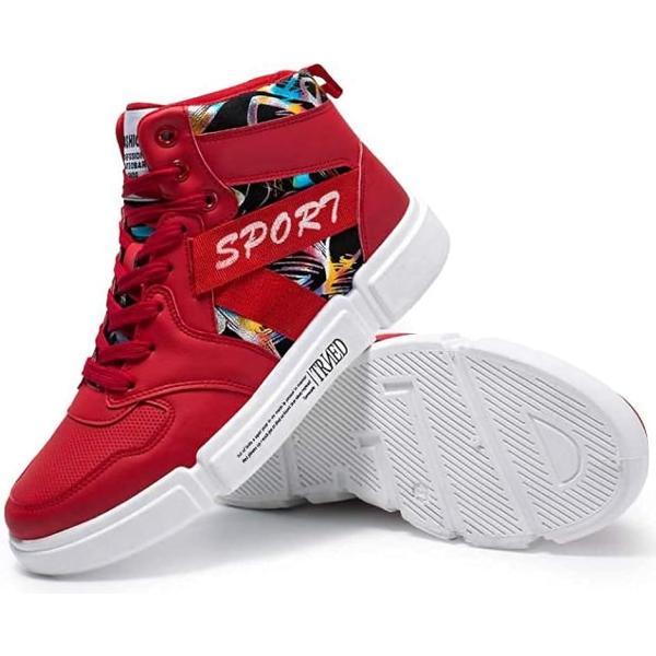 赤 ハイカット スニーカー メンズ バスケットシューズの人気商品 通販 価格比較 価格 Com