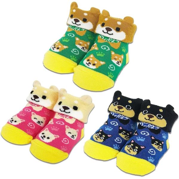 バリエーションコード : 2B49U9WJGQ・「赤ちゃんのおしゃれも足元から」愛くるしい丸っとした体型とつぶらな瞳がかわいい旅するマメしばに、ちょこんと耳のついた「ベビーソックス(キッズソックス)」が仲間入り。カラーは茶(まめた)、白(ま...
