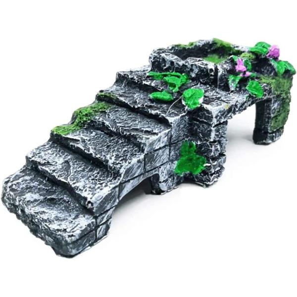 バリエーションコード : 2B25DPJ0QF・「両生類・爬虫類の浮島や陸地、隠れ家ハウス、洞窟に＊」亀・イモリ・ヤモリ・カエル・エビ・ザリガニ・トカゲなどのシェルターや日光浴の階段台座、アクアリウムの桟橋に。・「かくれ家トンネルオーナメン...