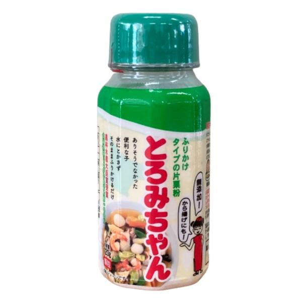 バリエーションコード : 2BJYSP45GF・忙しい時こそ、手際よく済ませたい食事の準備。慌てれば慌てるほど失敗してしまいませんか？そんな欠点を解消したのが、ふりかけタイプの片栗粉「とろみちゃん」です。水で溶く必要がなく、かき混ぜながらサ...