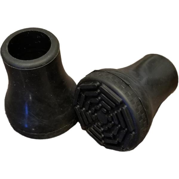 他サイト： 杖 ゴム 杖の替えゴム つえ 先ゴム 交換用 16mm ２個入り 耐摩耗( ブラック)の商品画像