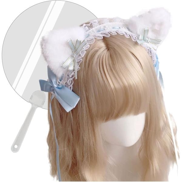 バリエーションコード : 2B4J598D4W・かわいい猫耳の髪飾り、カチューシャです。肌触りのいいフリルのレース素材を使用したヘアアクセサリーで、衣装やコスに合わせてファッションを楽しめるように、沢山のカラーバリエーションを用意しました。...