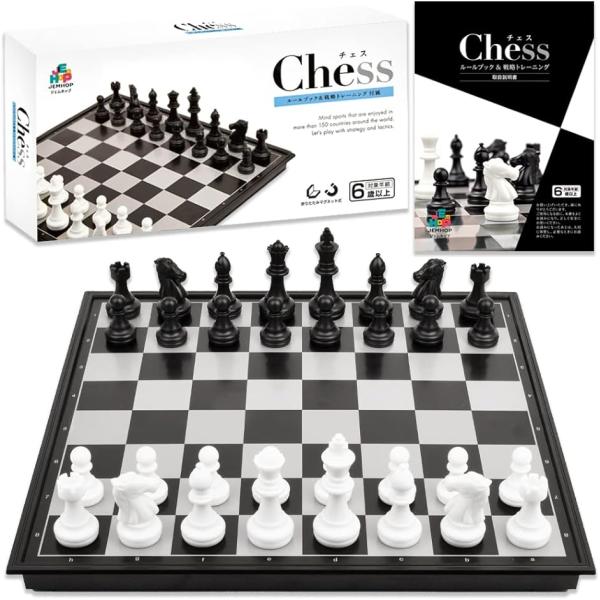 他サイト： チェス Chessboard 盤セット ボード 折りたたみ マグネット ポータブル M( マルチカラー,  Mサイズ)の商品画像
